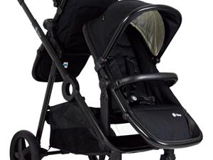 qtus DuetPro Kinderwagen Black  new model